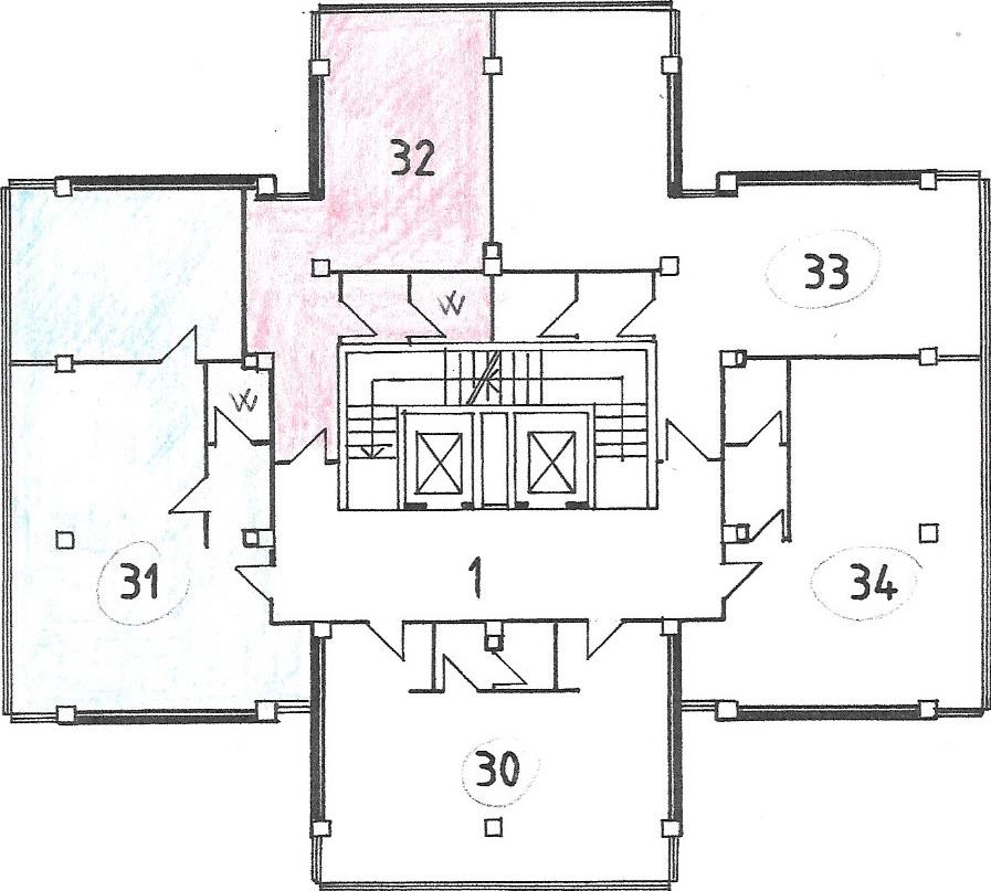 SOLUZIONE 2 
A) INT.32 (40mq) + 1 POSTO AUTO  € 62000,00
B) INT.31 (80mq) + 1 POSTO AUTO  €100000,00