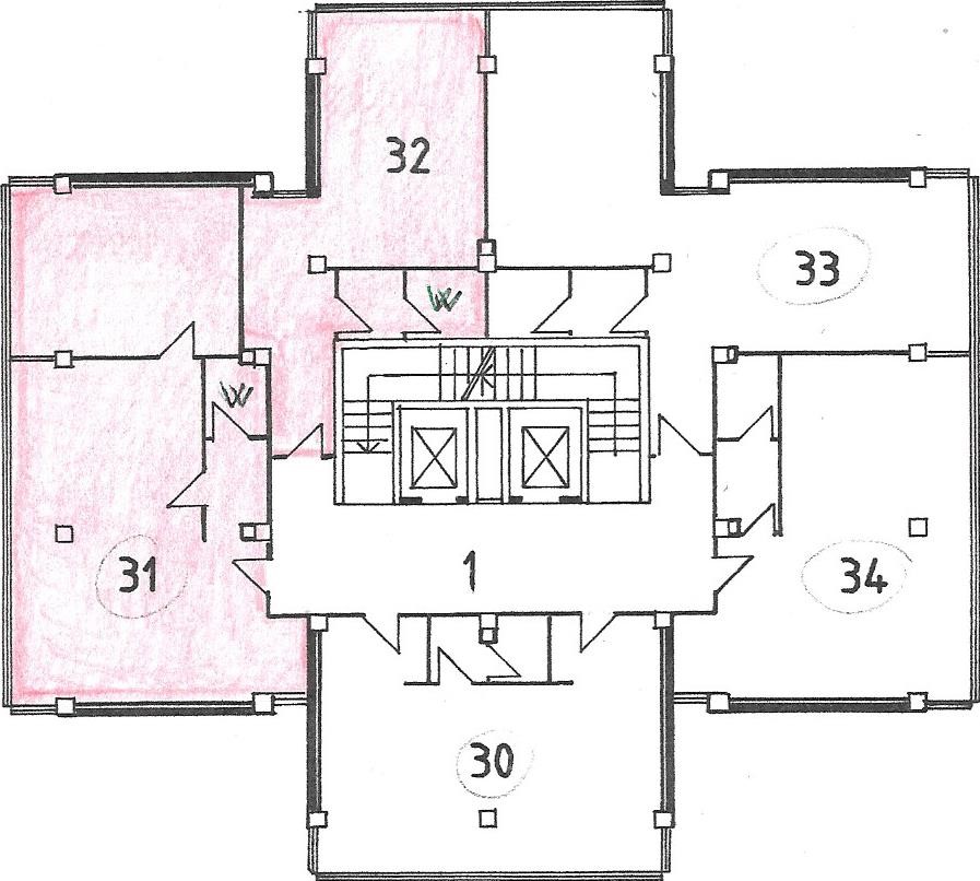 SOLUZIONE 1:                 €168000,00    

INT. 31 + INT. 32 + 2 POSTI AUTO in parcheggio riservato + ARCHIVIO (10mq)